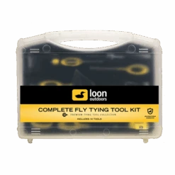 Loon Outdoors LOON COMPLETE FLY TYING TOOL KIT -Wild Fishing Trip Shop Complete Fly Tying Tool Kit Yellow closed front web 736x900 1000x a731c3c3 2af4 4f9e 953e 90d3e10ca42c