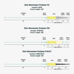 RIO Elite Predator Warmwater 9 RIO Elite Predator Warmwater -Wild Fishing Trip Shop FW Warmwater Predator fly line taper