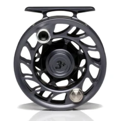 Hatch Iconic 3 Plus Fly Reel -Wild Fishing Trip Shop Iconic3PlusReelGreyBlackLargeArborBack