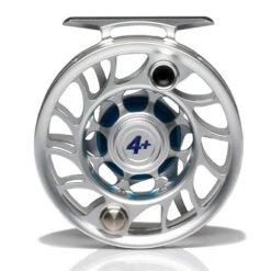 Hatch Iconic 4 Plus Fly Reel -Wild Fishing Trip Shop Iconic4PlusReelClearBlueLargeArborBack