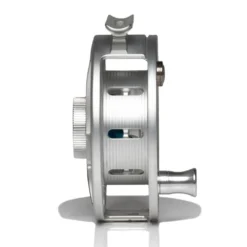 Hatch Iconic 5 Plus Fly Reel -Wild Fishing Trip Shop Iconic5PlusReelClearBlueLargeArborSide