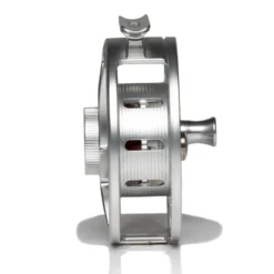 Hatch Iconic 5 Plus Fly Reel -Wild Fishing Trip Shop Iconic5PlusReelClearRedMidArborSide