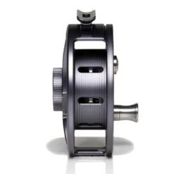 Hatch Iconic 5 Plus Fly Reel -Wild Fishing Trip Shop Iconic5PlusReelGreyBlackLargeArborSide