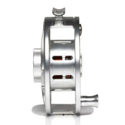 Hatch Iconic 7 Plus Fly Reel -Wild Fishing Trip Shop Iconic7PlusReelClearRedMidArborSide