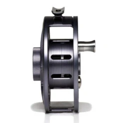 Hatch Iconic 7 Plus Fly Reel -Wild Fishing Trip Shop Iconic7PlusReelGreyBlackMidArborSide