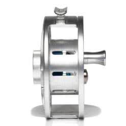 Hatch Iconic 9 Plus Fly Reel -Wild Fishing Trip Shop Iconic9PlusReelClearBlueMidArborSide