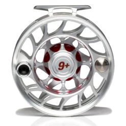 Hatch Iconic 9 Plus Fly Reel -Wild Fishing Trip Shop Iconic9PlusReelClearRedLargeArborBack