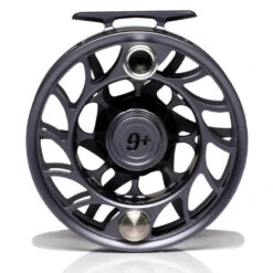 Hatch Iconic 9 Plus Fly Reel -Wild Fishing Trip Shop Iconic9PlusReelGreyBlackLargeArborBack