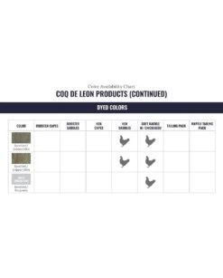 Whiting Coq De Leon Silver Saddle -Wild Fishing Trip Shop WF ColorChart CoqDeLeon 5 cd373628 2261 43d0 aeee 82735f4292b7