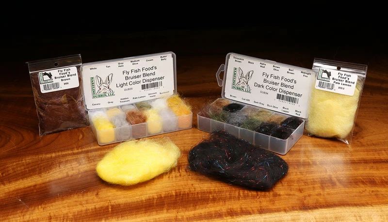 Hareline Fly Fish Food's Bruiser Blend Dark 1 Hareline Fly Fish Food's Bruiser Blend Dark