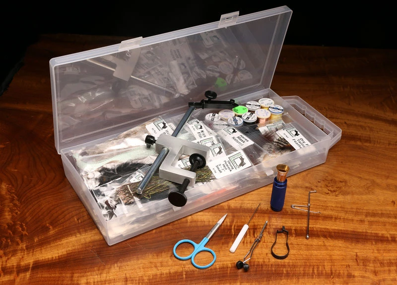 Hareline Fly Tying Material Kit With Premium Tools And Vise 1 Hareline Fly Tying Material Kit With Premium Tools And Vise